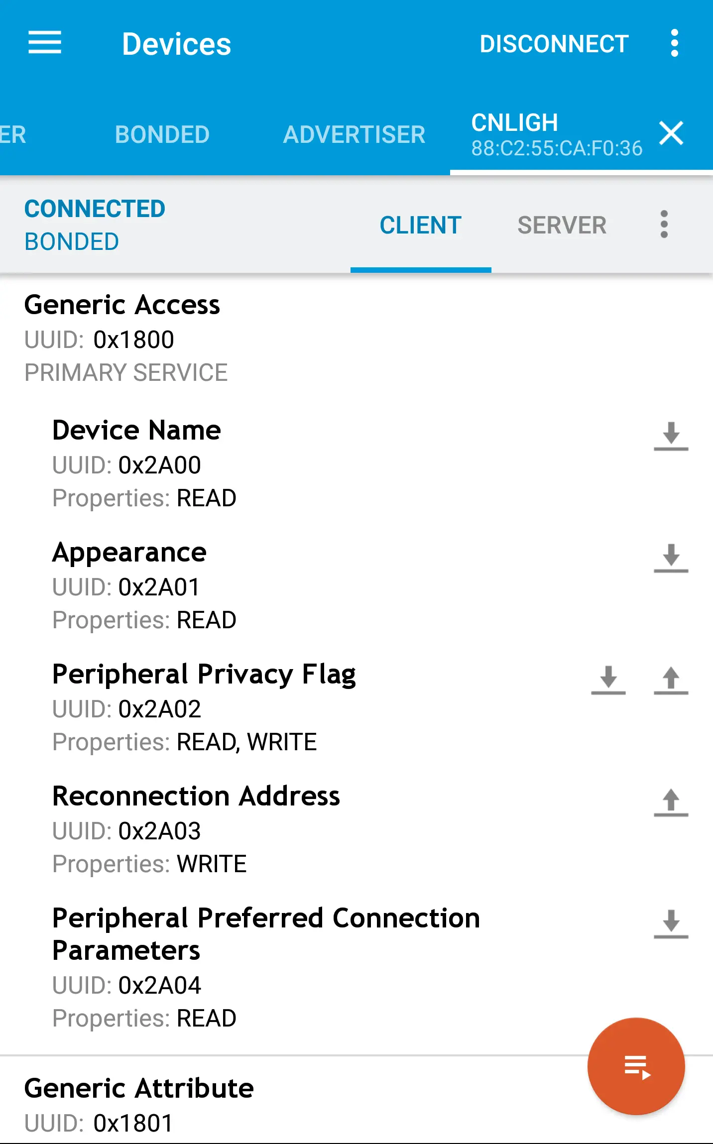 Generic Access: 0x1800